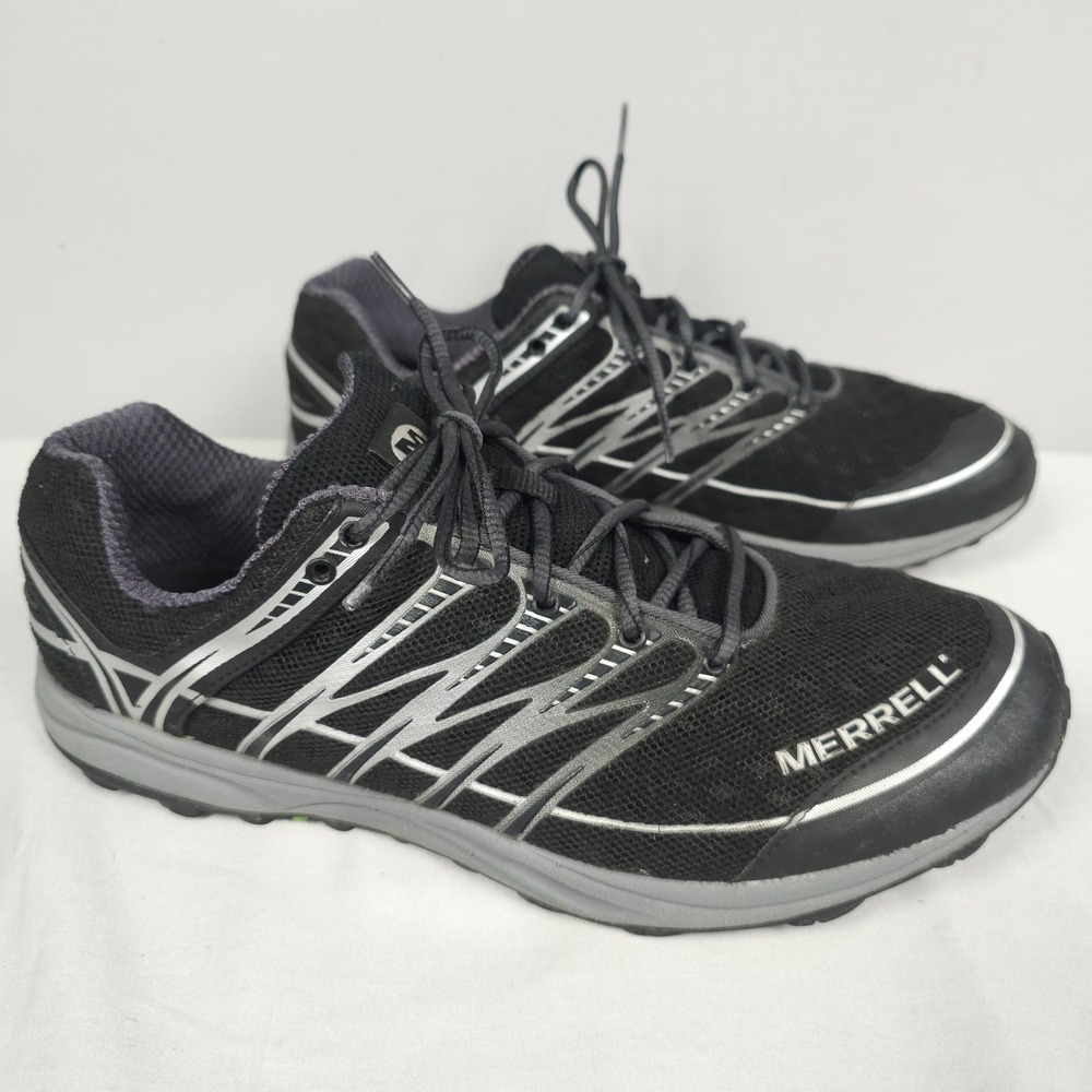 Merrell Mix Master 2 Trail Running Shoes Men Size 11 Black Silver Grey